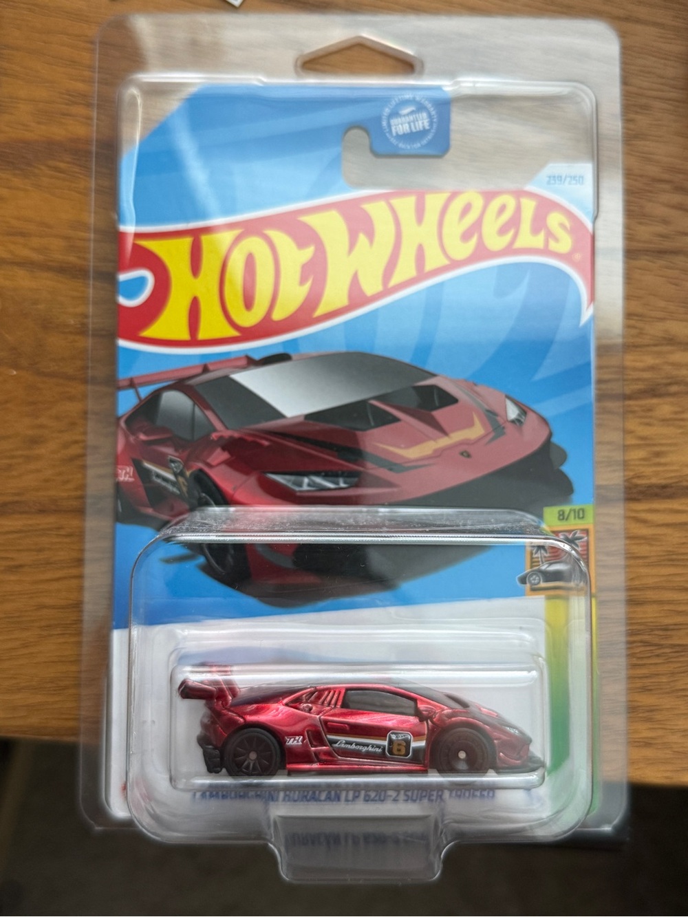Hot Wheels Red Lamborghini Huracán LP 620-2 Kids Toy Car super treasure hunt